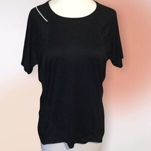 Nike Dry Fit Crew‎ Neck Short Sleeve Black Tee